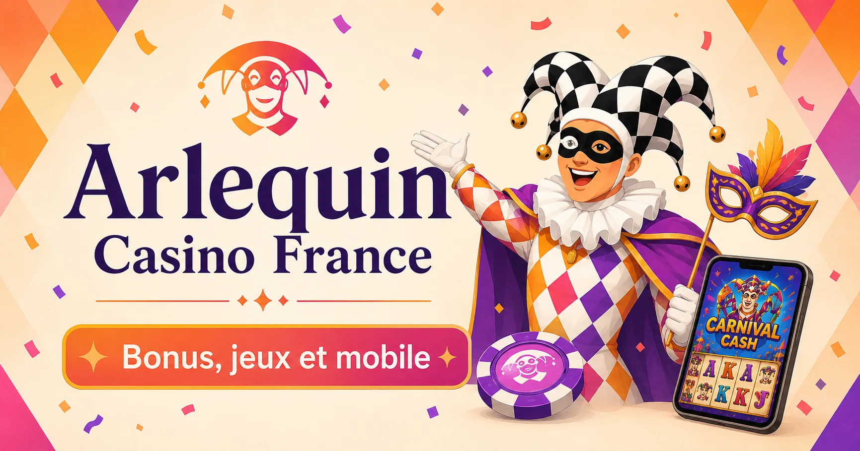 Arlequin Casino France avec bonus, jeux et mobile